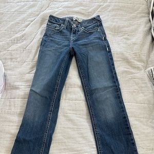 Ariat denim boot cut jeans size 14